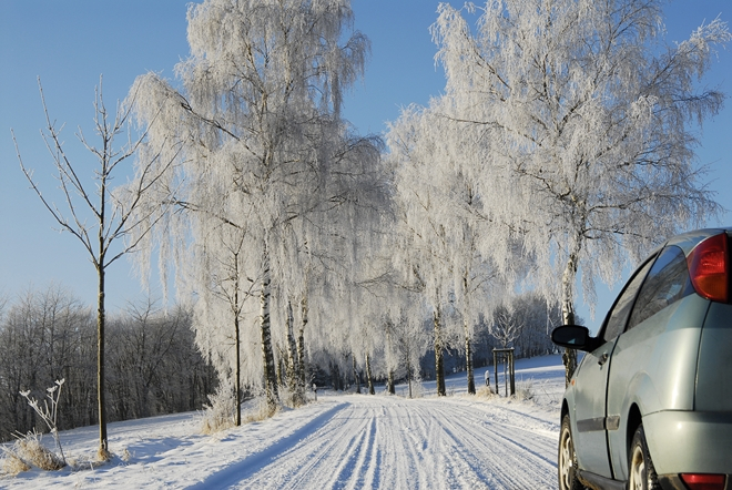 Piękne zimowe widoki będą cieszyć tym bardziej, gdy nasze auto będzie się dobrze sprawować.