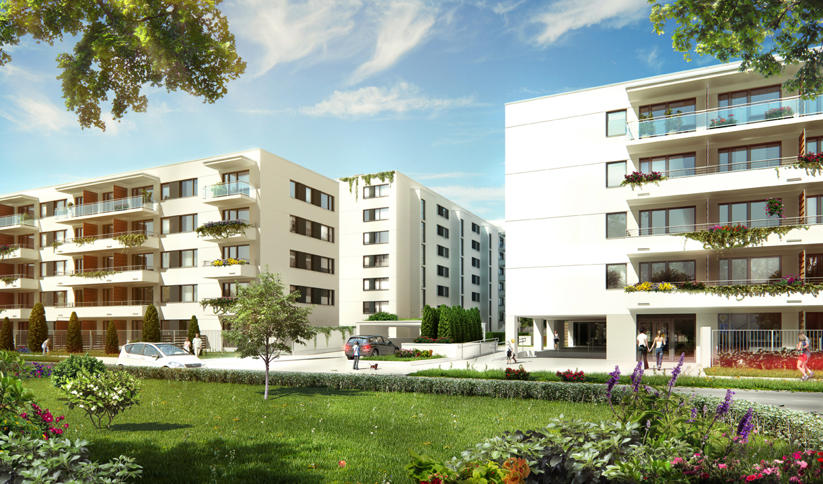 Autorem projektu osiedla Akropol jest biuro architektoniczne DAP Paweł Piątek, głównym wykonawcą osiedla będzie firma KALTER. 