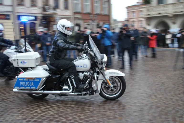 Harley-Davidson w służbie polskiej drogówki? Takie rzeczy tylko w Rzeszowie / fot. Policja