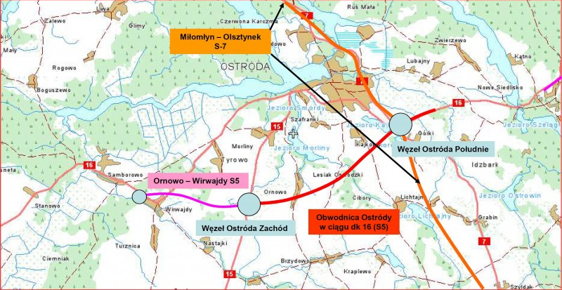 Rusza przetarg na dokumentację projektową na budowę drogi S5 w Warmińsko-Mazurskim