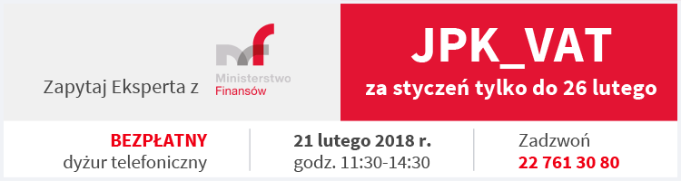 JPK_VAT za styczeń tylko do 26 lutego – zapytaj eksperta z Ministerstwa Finansów