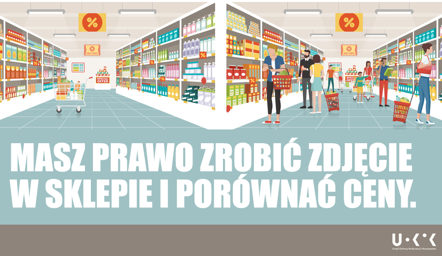 Czy można robić zdjęcia cenom produktów? UOKiK odpowiada: tak, to twoje prawo!/ fot. UOKiK