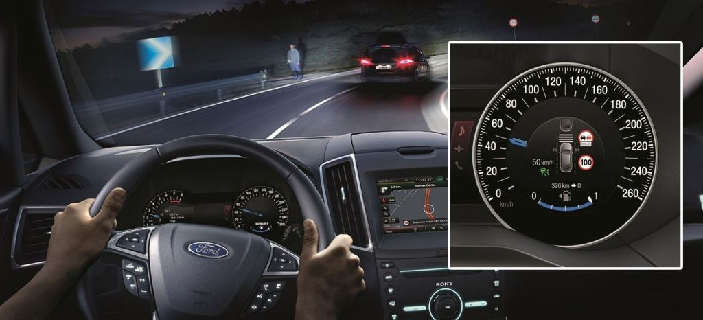 Intelligent Speed Limiter tempomat aktywny Ford S-MAX 2015