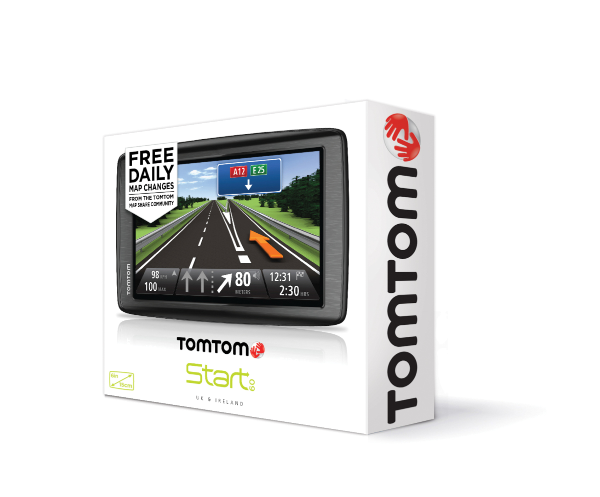 TomTom Start 60 posiada największy ekran spośród wszystkich urządzeń nawigacyjnych firmy. Fot. TomTom