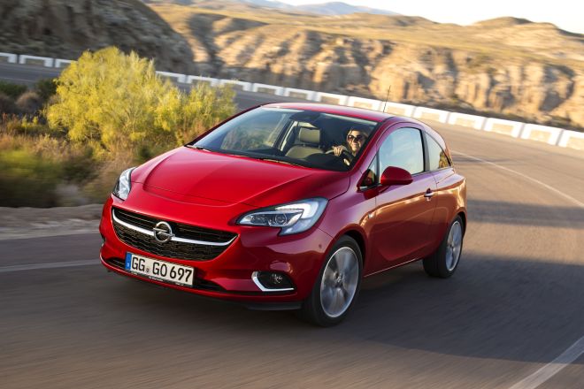 Opel Corsa D i E - zestawienie żarówek