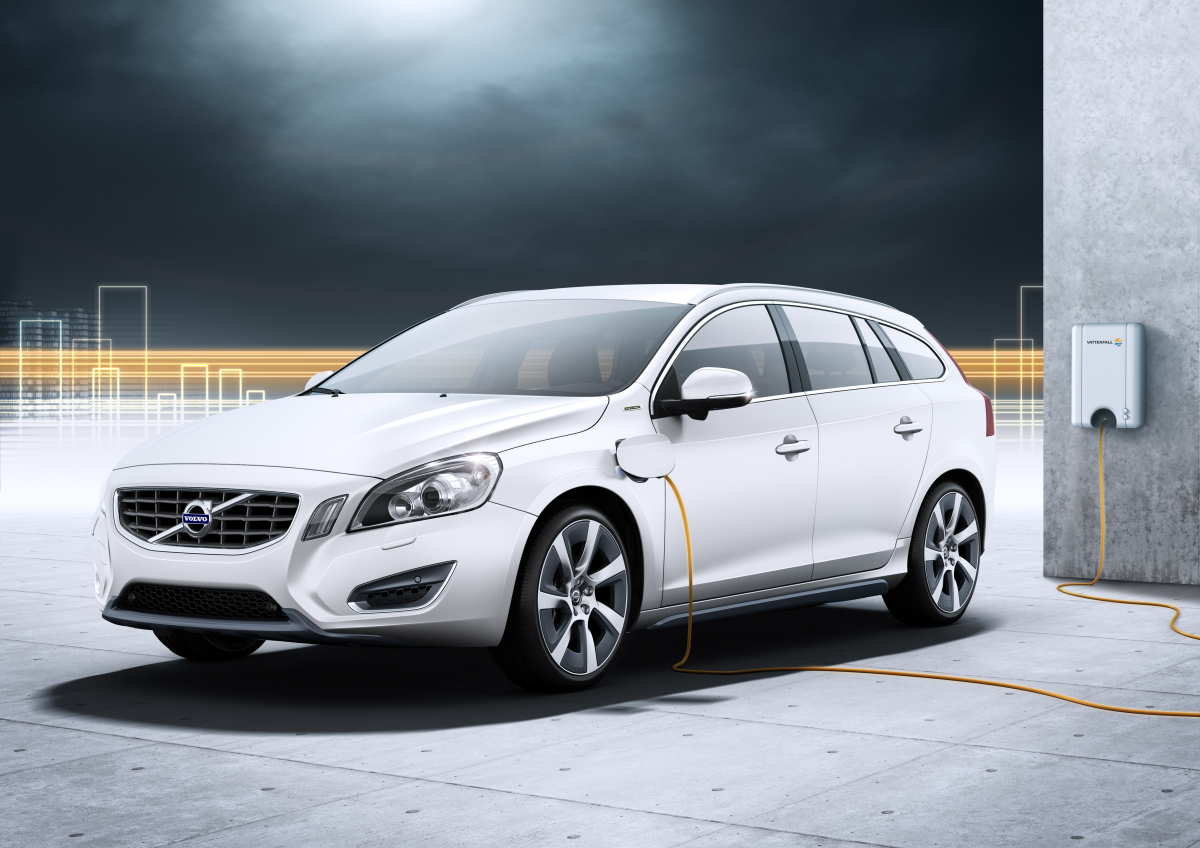 Z zewnątrz Volvo V60 Plug-in różni się od 