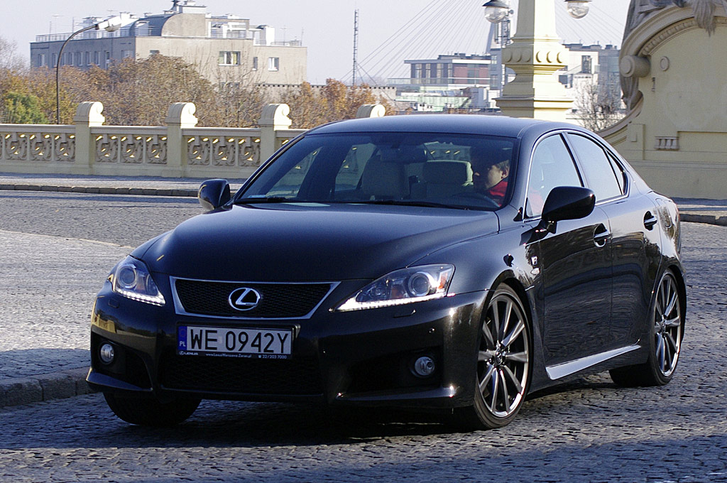 Lexus IS-F przód fot. Maciej Medyj