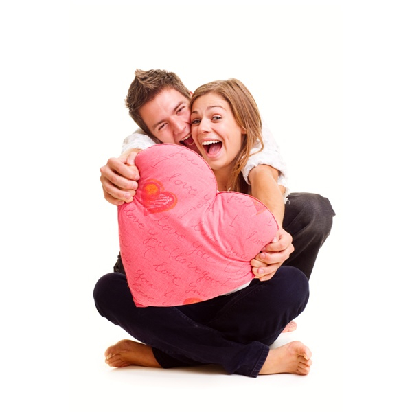Poduszka w kształcie serca. Fot. Fotolia