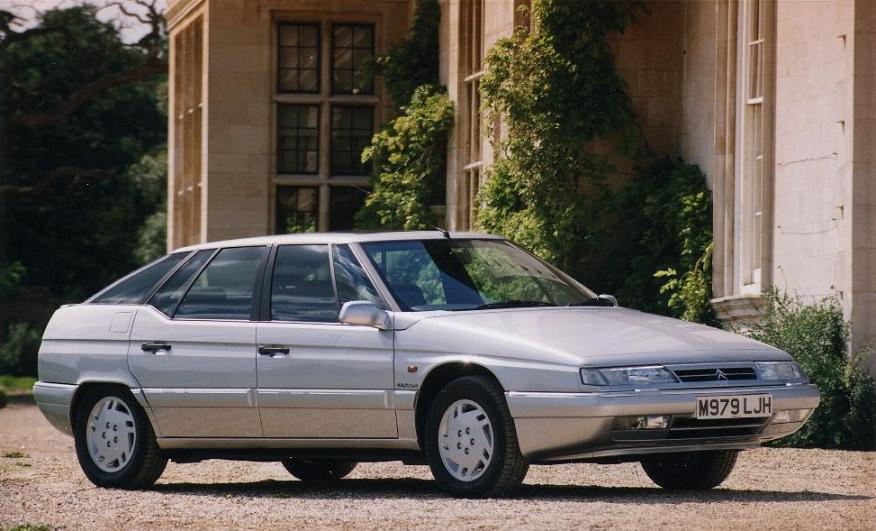 Citroen XM - zestawienie żarówek