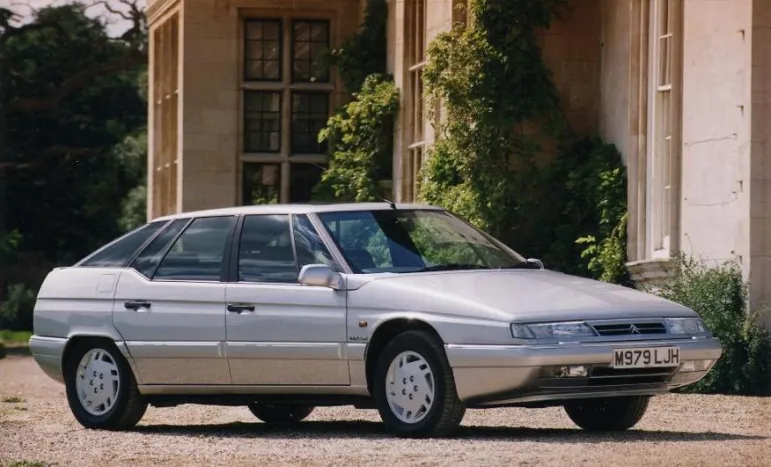 Citroen XM - zestawienie żarówek