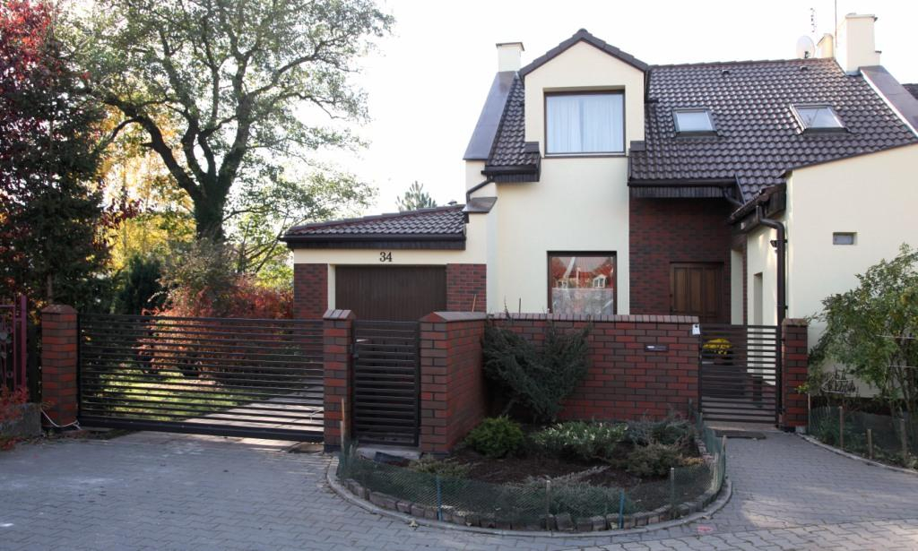 Klinkierowe ogrodzenie - efekt końcowy. fot. Röben