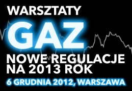 GAZ - nowe regulacje na 2013 rok/ CBE Polska.