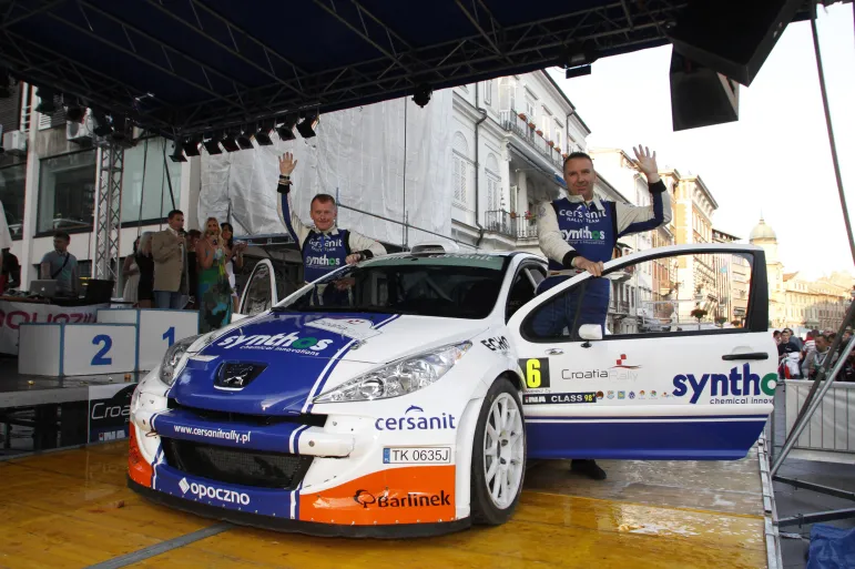 Michał Sołowow i Maciej Baran zakończyli tegoroczny Rajd Chorwacji na 4. pozycji. Fot. cersanitrally.pl