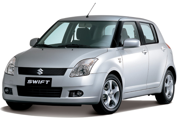 Suzuki Swift trzeciej generacji.