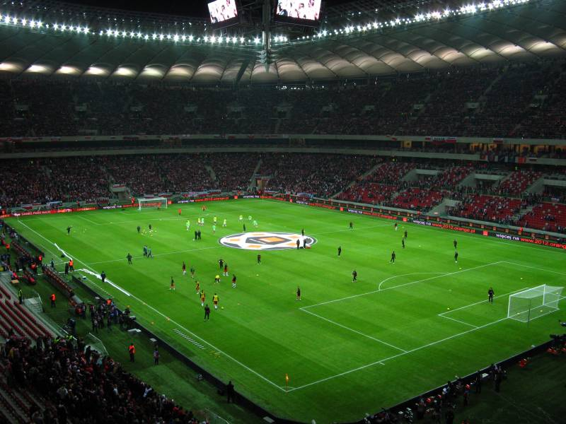 Stadion Narodowy w Warszawie.