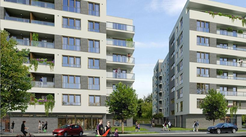 Mieszkania na Osiedlu Verdis mają powierzchnie od 42 mkw. do 108 mkw. 