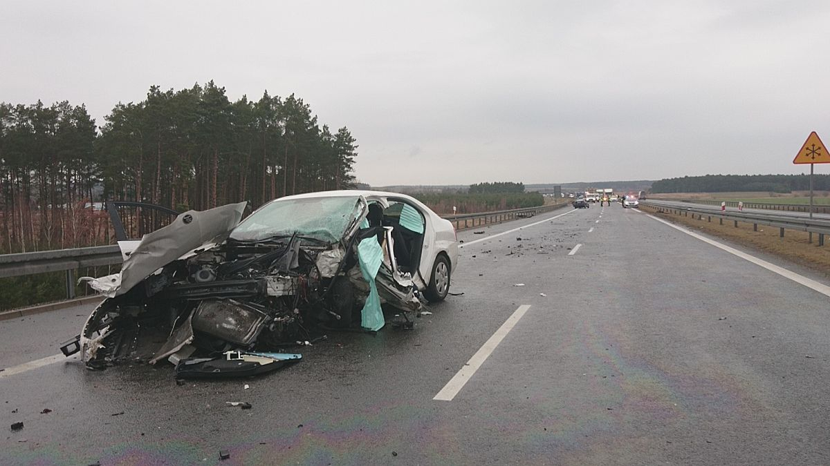 Co się stało na autostradzie? To wypadki. Coraz więcej wypadków!