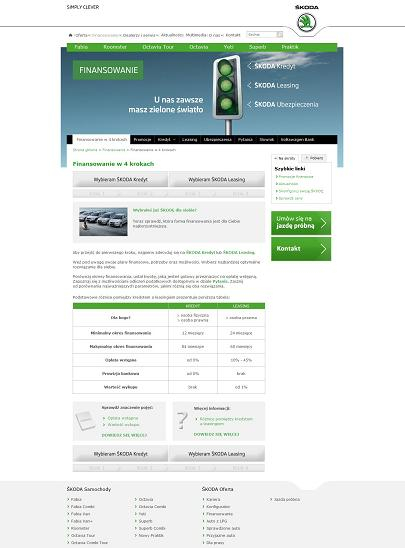 Dzięki nowej stronie internetowej klienci mogą wybrać konkretny model samochodu, rozwiązanie finansowe i pakiet ubezpieczeniowy w jednym serwisie.