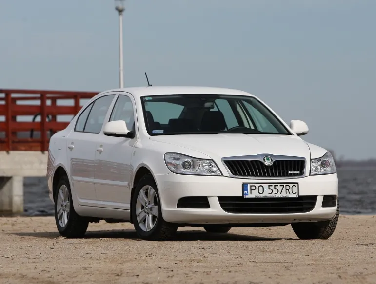 orocznym teście organizowanym przez Stowarzyszenie Auto Klub Dziennikarzy Polskich, Skoda Octavia GreenLine II generacji okazała się najlepsza z wynikiem spalania 1,89 l/100 km fot. Skoda