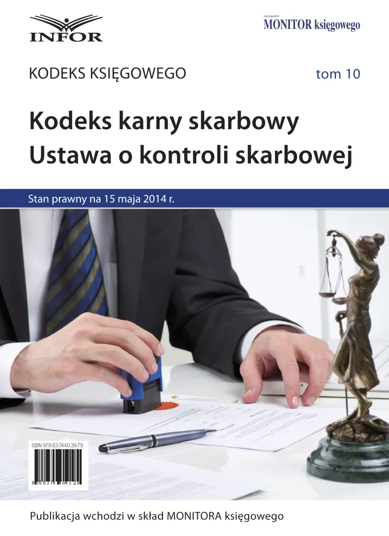 Kodeks karny skarbowy i ustawa o kontroli skarbowej