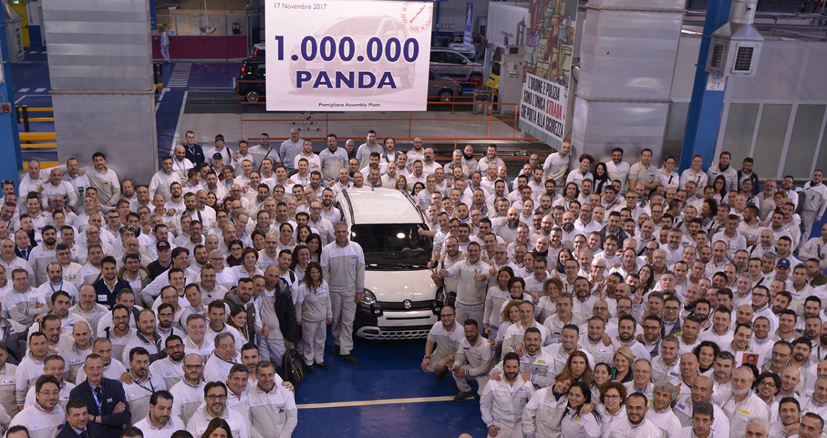 Fiat wyprodukował ponad milion egzemplarzy modelu Panda czwartej generacji / fot. Fiat