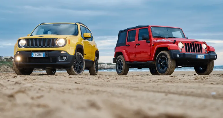 Jeep Renegade i Wrangler