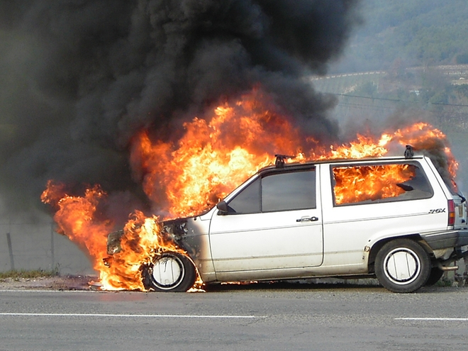 Samozapłon samochodu a odszkodowanie OC
