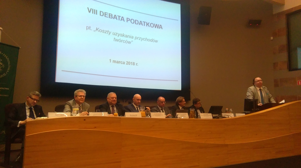 Debata na SGH „Koszty uzyskania przychodów twórców” /fot. Adam Kuchta