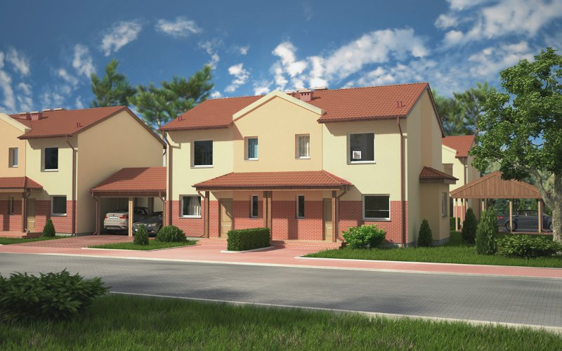 Architektura osiedla Przy Lesie nawiązuje do stylu angielskiego. Fot. materiały prasowe