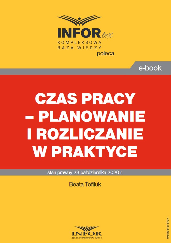 Czas pracy - planowanie i rozliczanie w praktyce