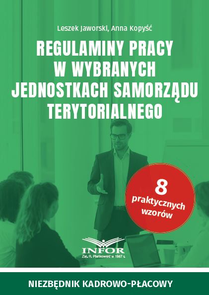 Regulaminy pracy w wybranych jednostkach samorządu terytorialnego