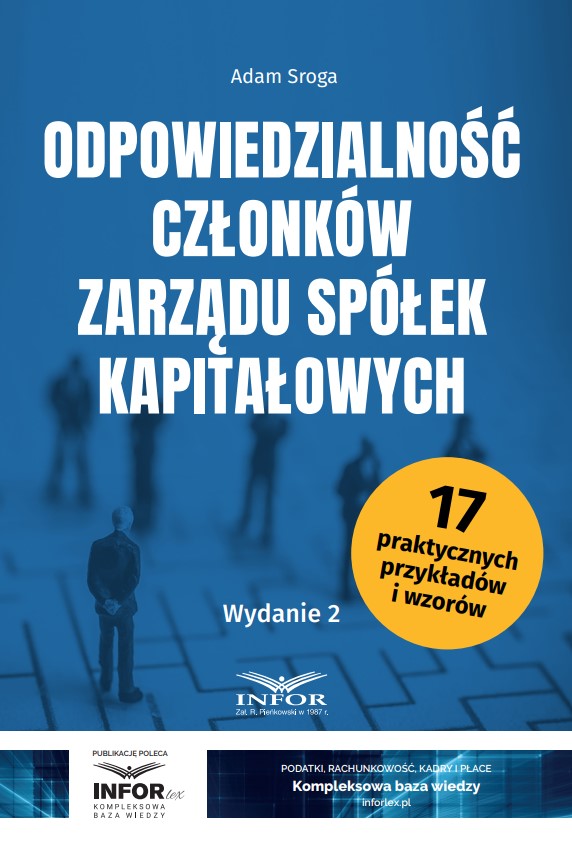 Odpowiedzialność członków zarządu spółek kapitałowych