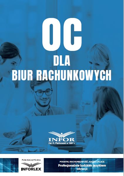 Obowiązkowe ubezpieczenie OC biur rachunkowych w 2019 r.