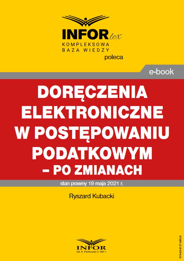 Doręczenia elektroniczne w postępowaniu podatkowym - po zmianach