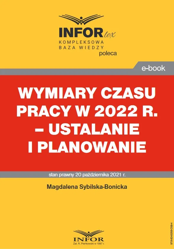 Wymiary czasu pracy w 2022 r. – ustalanie i planowanie