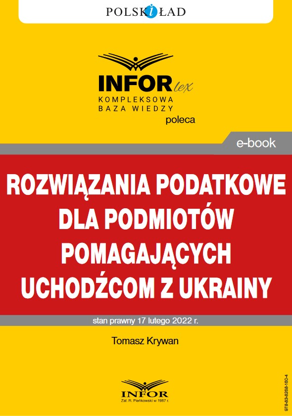 Rozwiązania podatkowe dla podmiotów pomagających uchodźcom z Ukrainy