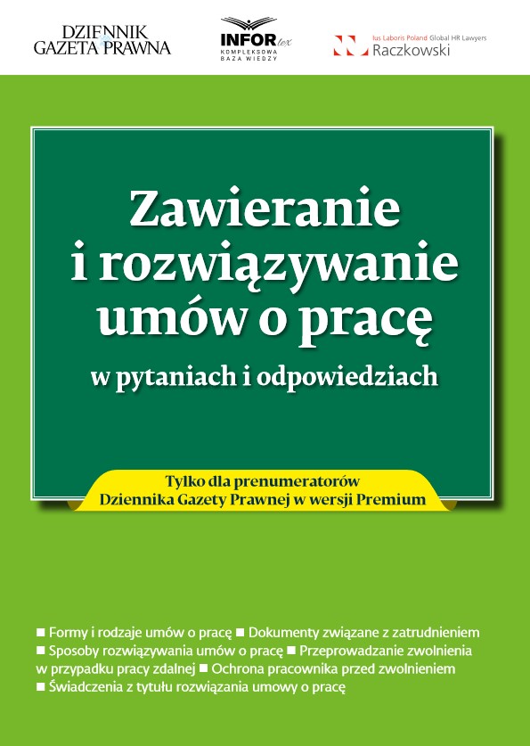 Zawieranie i rozwiązywanie umów o pracę w pytaniach i odpowiedziach