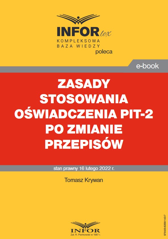 Zasady stosowania oświadczenia PIT-2 po zmianie przepisów