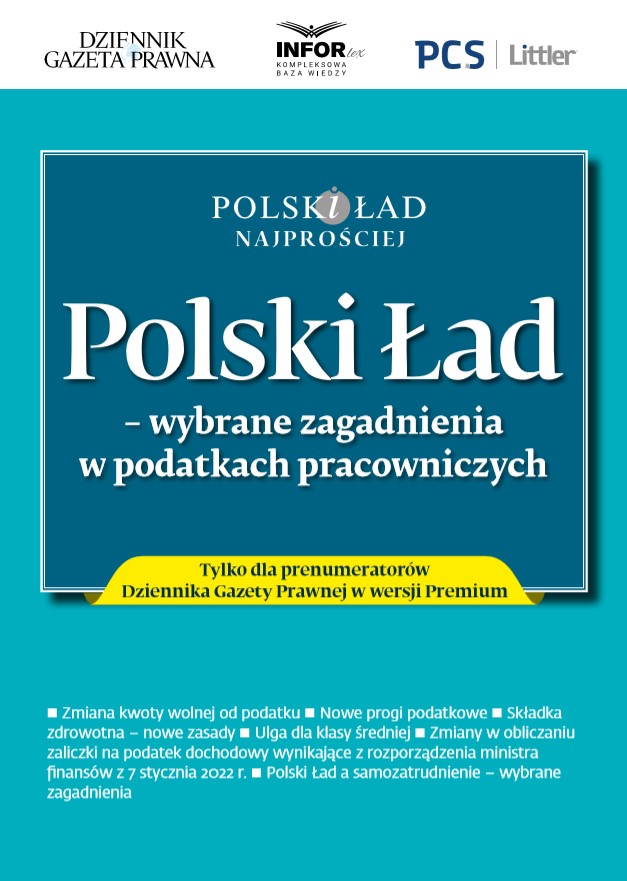 Polski Ład - wybrane zagadnienia w podatkach pracowniczych