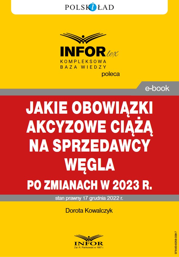 Jakie obowiązki akcyzowe ciążą na sprzedawcy węgla po zmianach w 2023 r.