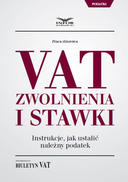 VAT zwolnienia i stawki