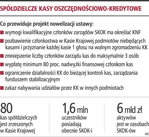 Członkowie SKOK-ów dostaną dywidendę