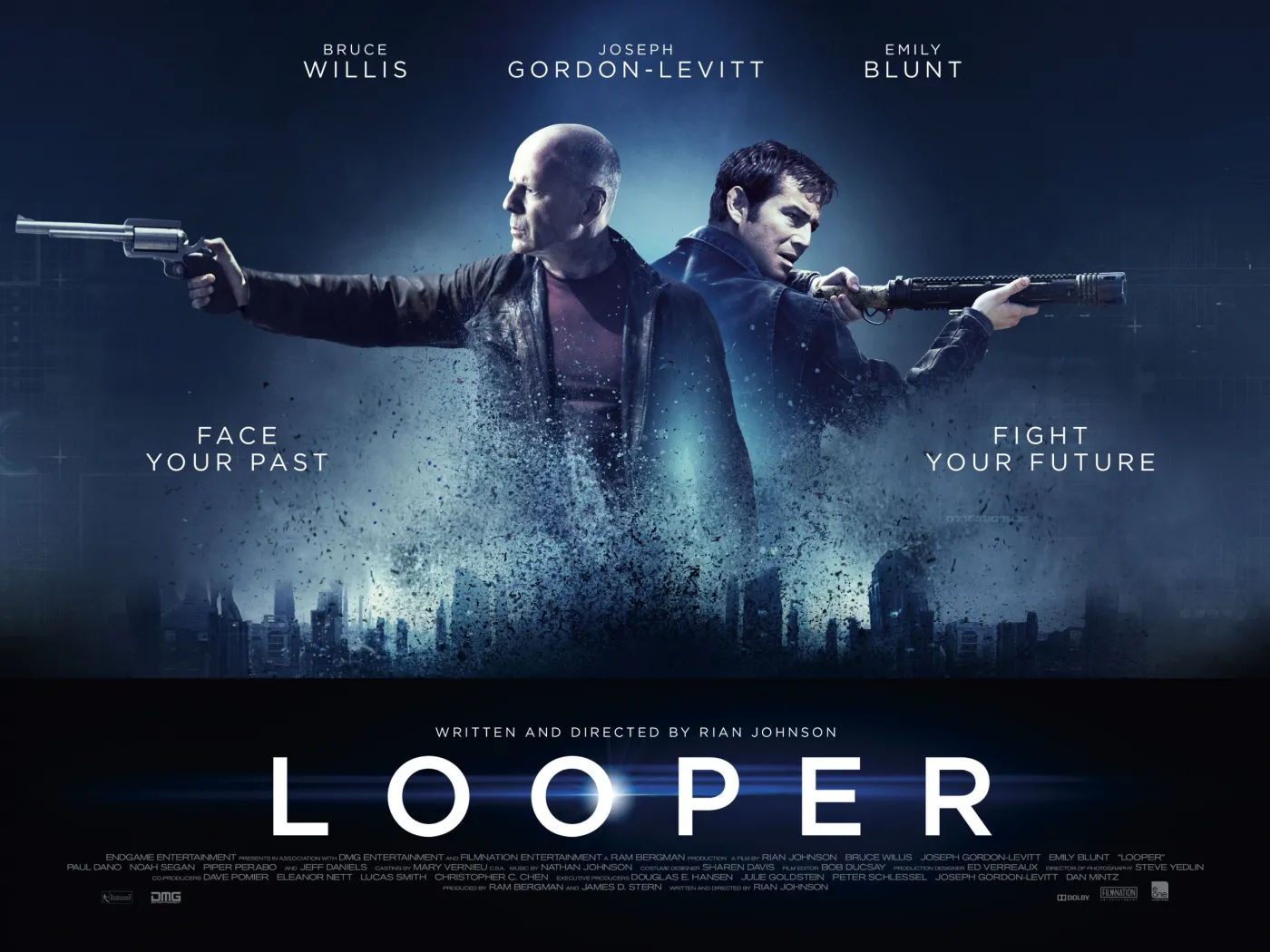"Looper - pętla czasu" - Bruce Willis i Joseph Gordon-Levitt przeniosą się w czasie
