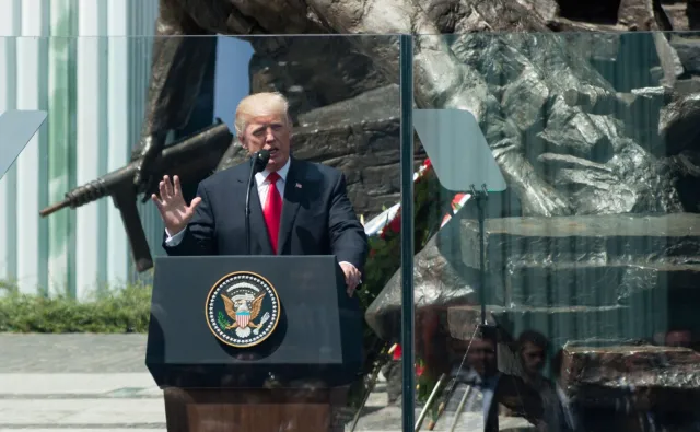 Prezydent Trump w Warszawie [RELACJA]