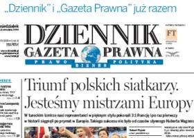 Pierwszy nr "Dziennika Gazety Prawnej"