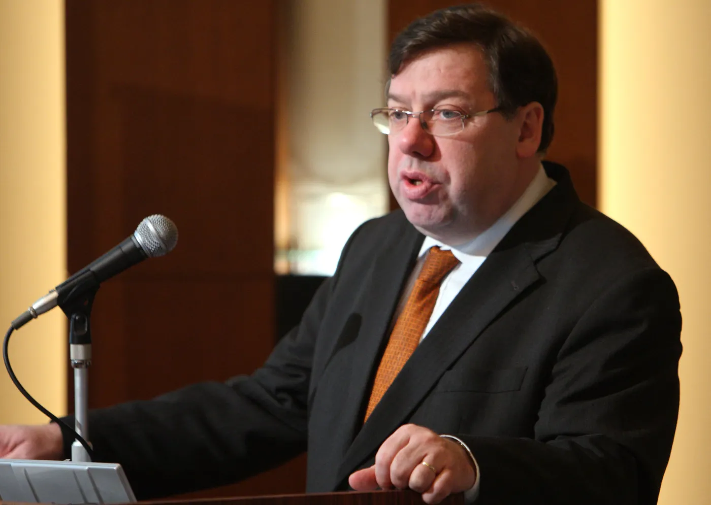 Premier Irlandii Brian Cowen pomylił przemówienia w Białym Domu
