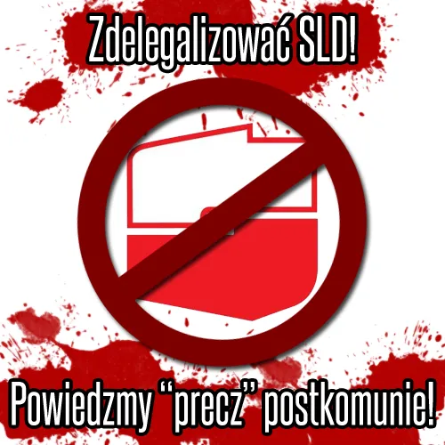"Zdelegalizować SLD": Narodowcy odpowiadają lewicy