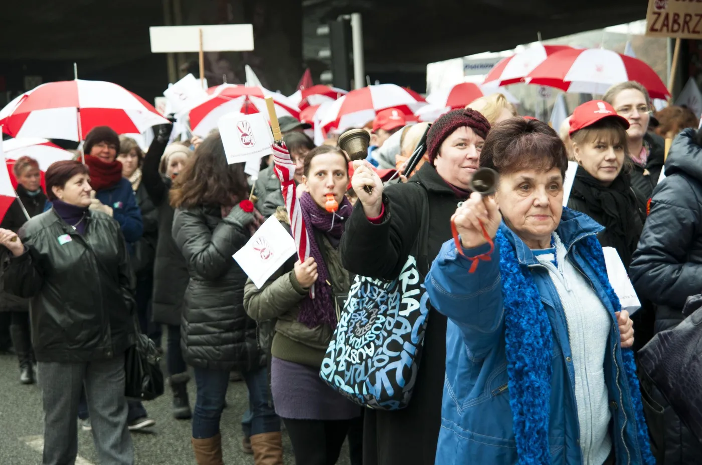 Zobacz zdjęcia z manifestacji nauczycieli w Warszawie
