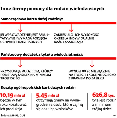Rodziny wielodzietne poczekają na zniżkowe karty
