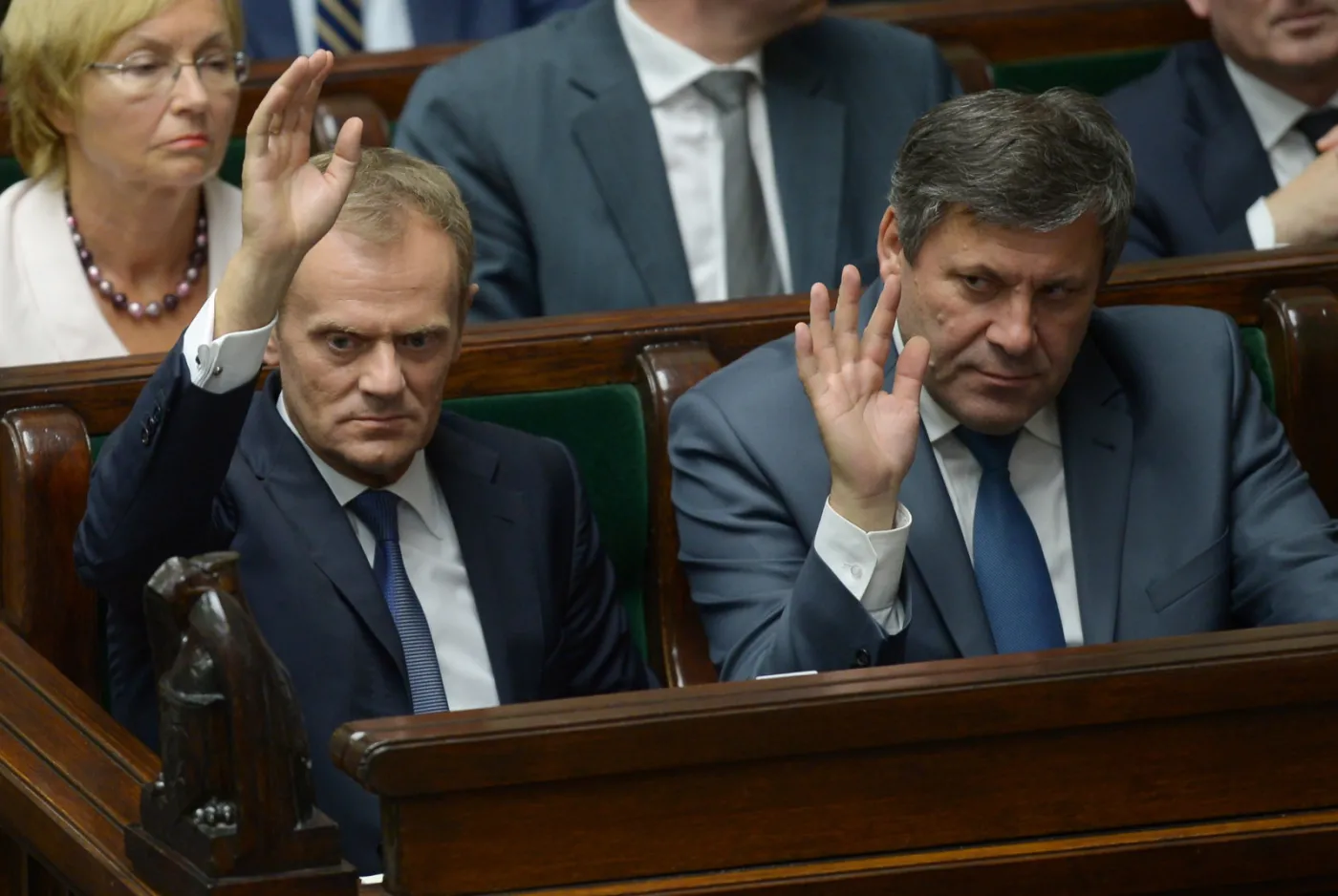 Donald Tusk i Janusz Piechociński